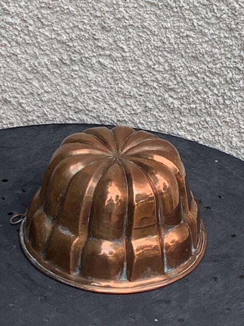 Copper kouglof cake mould