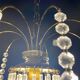 Duo of tassel chandeliers