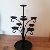 Black Swedish candle holder with 9 branches