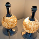 Vintage bedside lamps