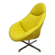 Fauteuil lounge pivotant vintage, design hollandais