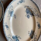 Set 8 dessert plate with serving dish