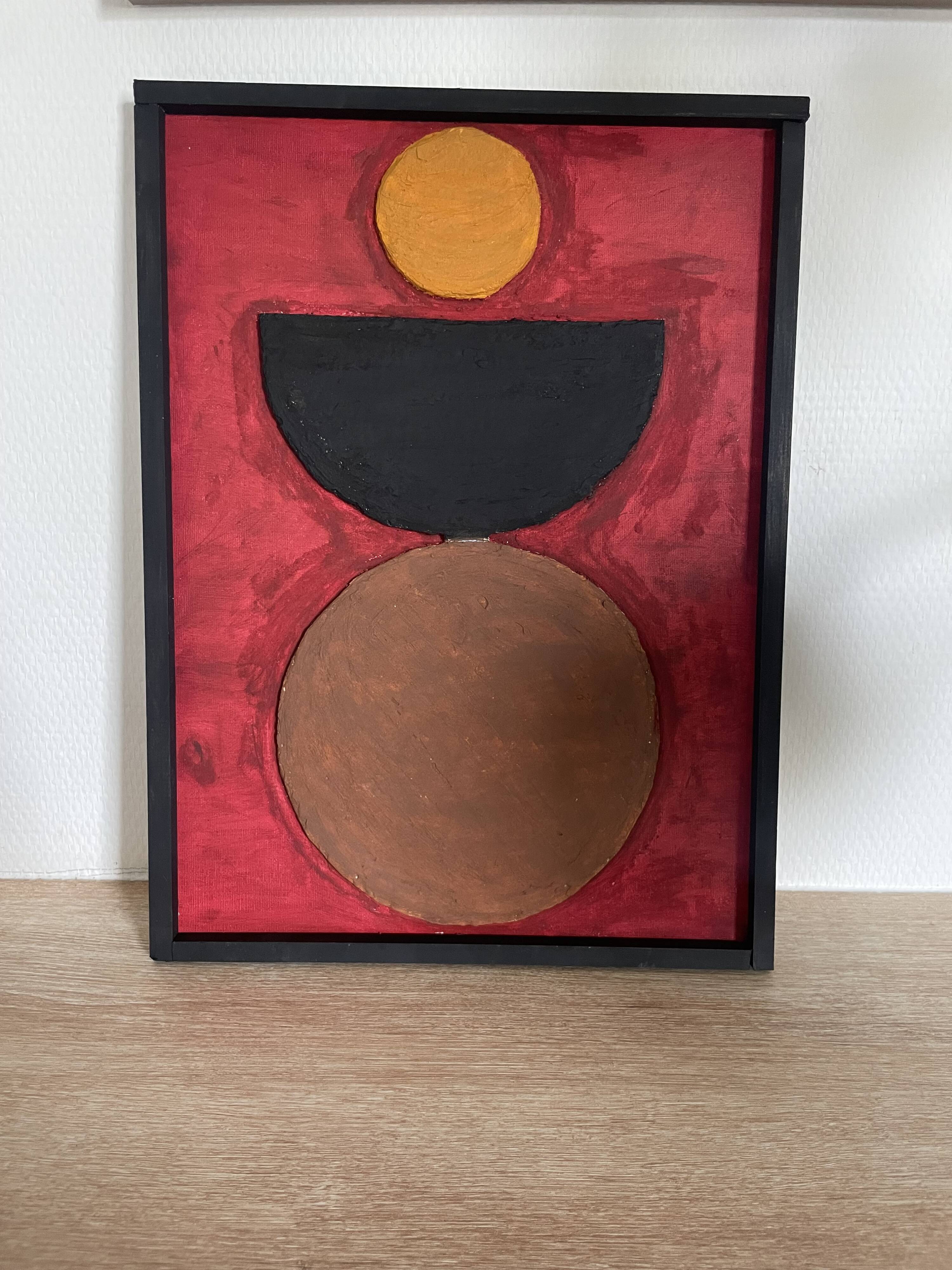Contemporary relief artwork