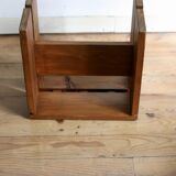 Large stool, selection by Charlotte Perriand for Les Arcs, France, 1960