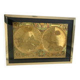 Double hemisphere world map