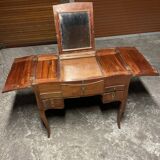 Coiffeuse en bois merisier