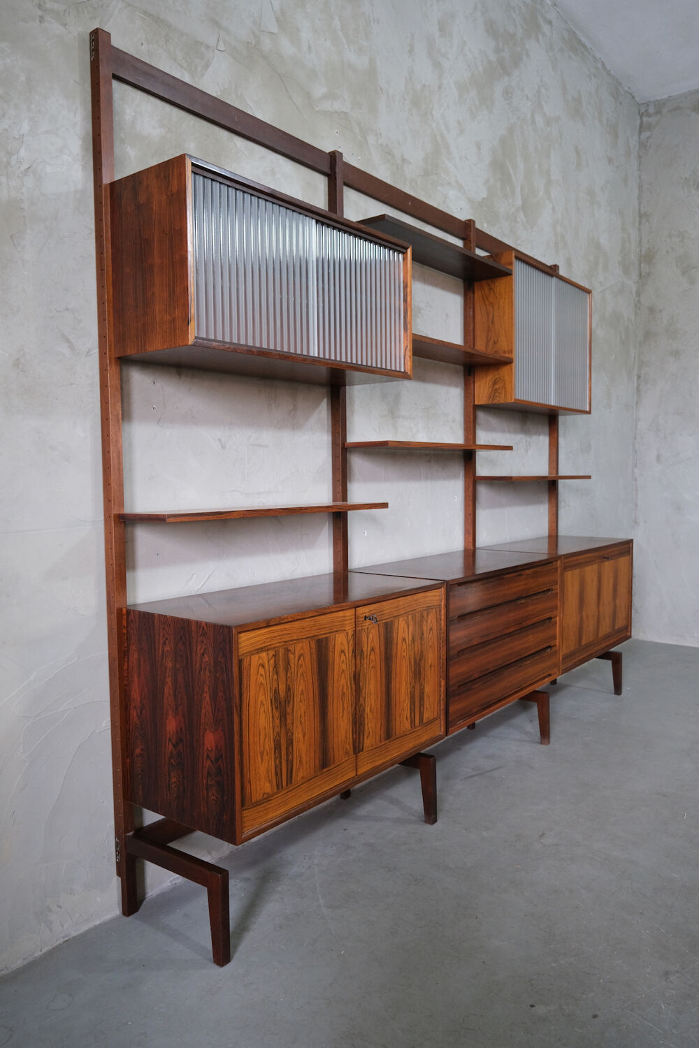 Rosewood wall unit Norway 1960’s