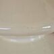 Large vintage 1970s tinted glass lamp with shade.
