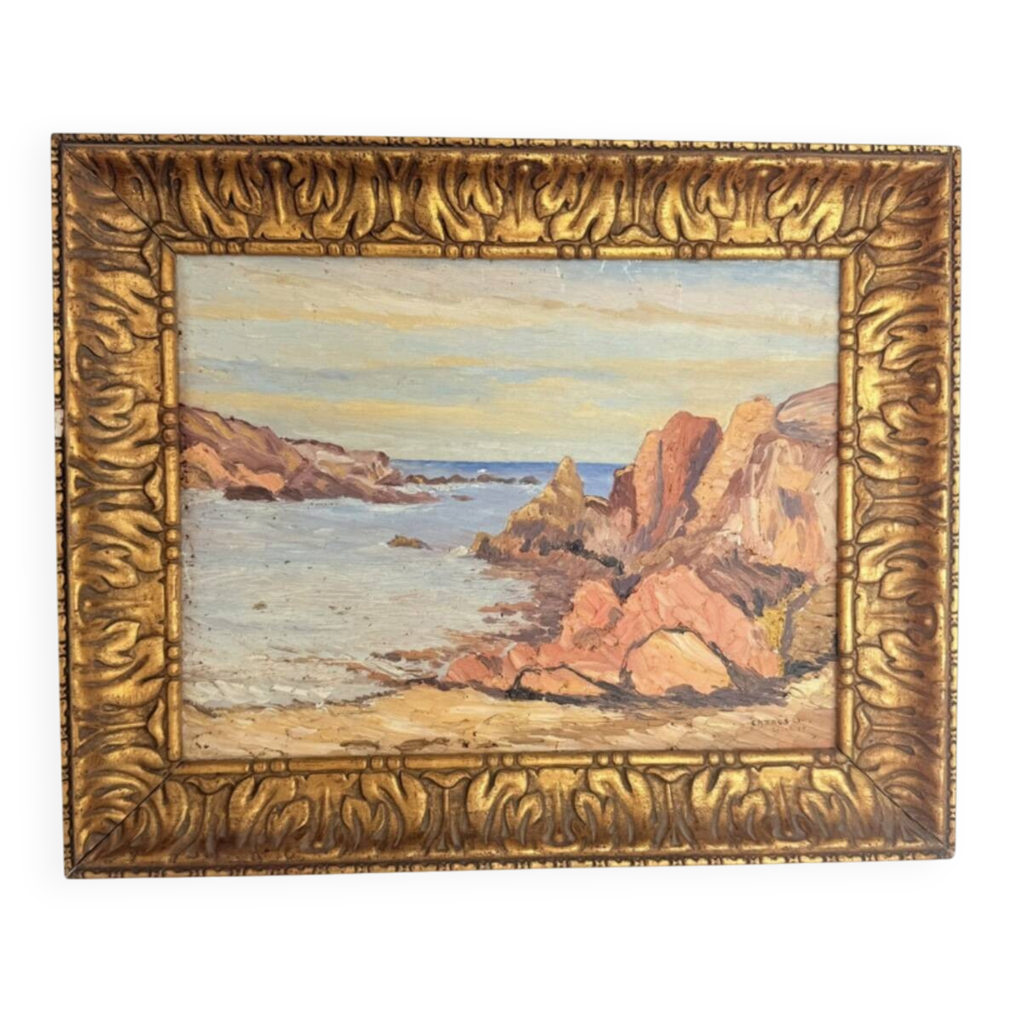 Oil painting on canvas landscape