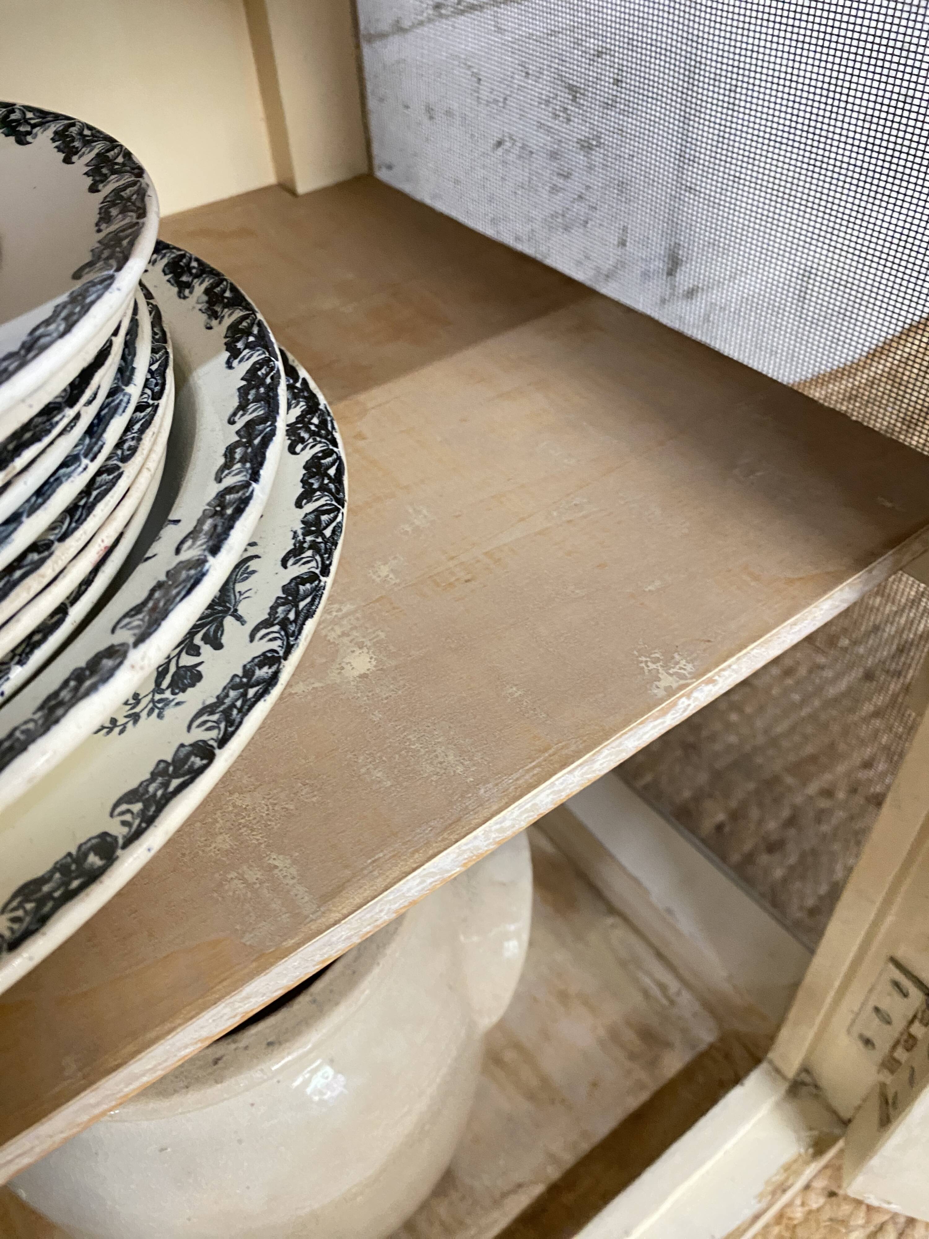 Old patinated pantry