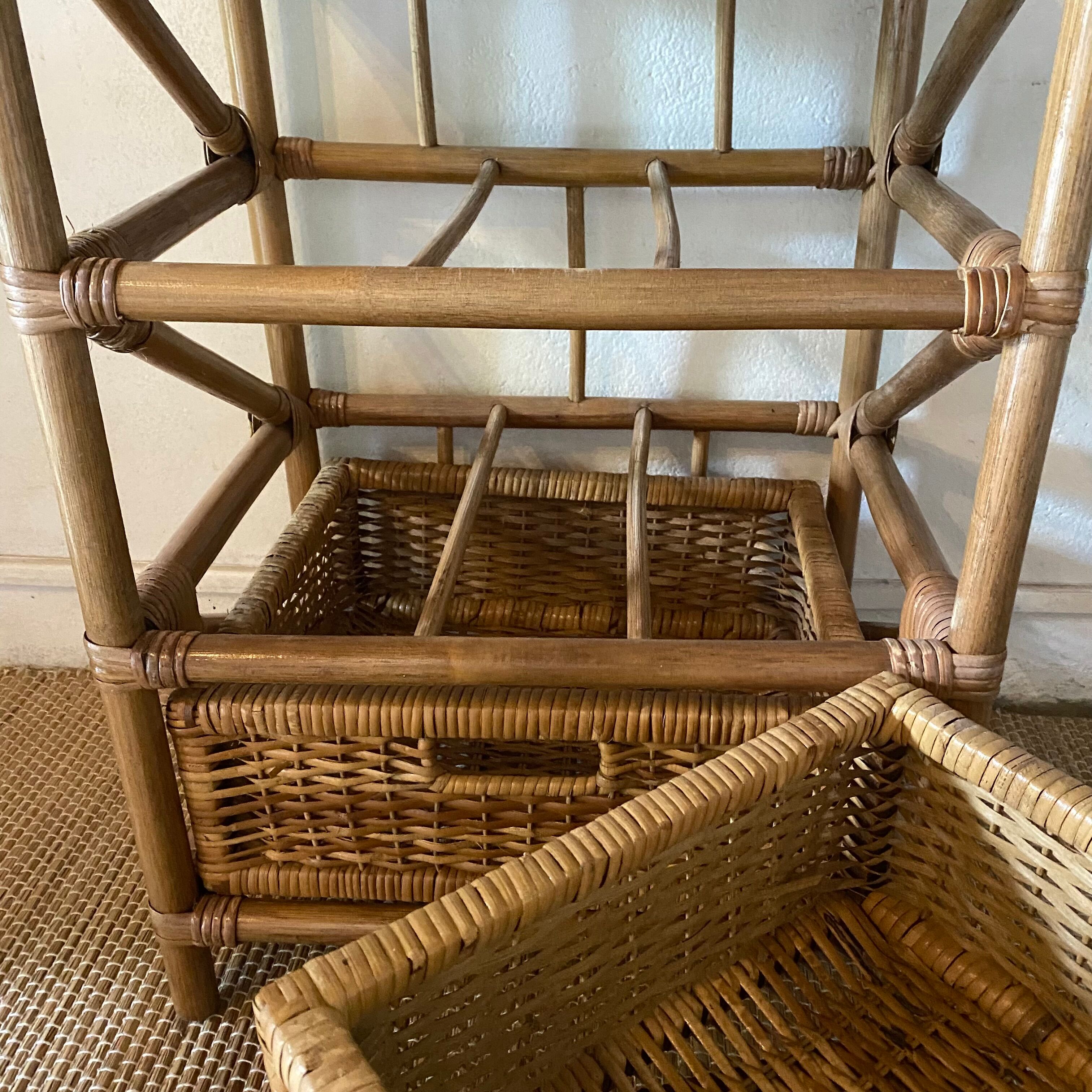 Rattan chest of drawers 3 drawers