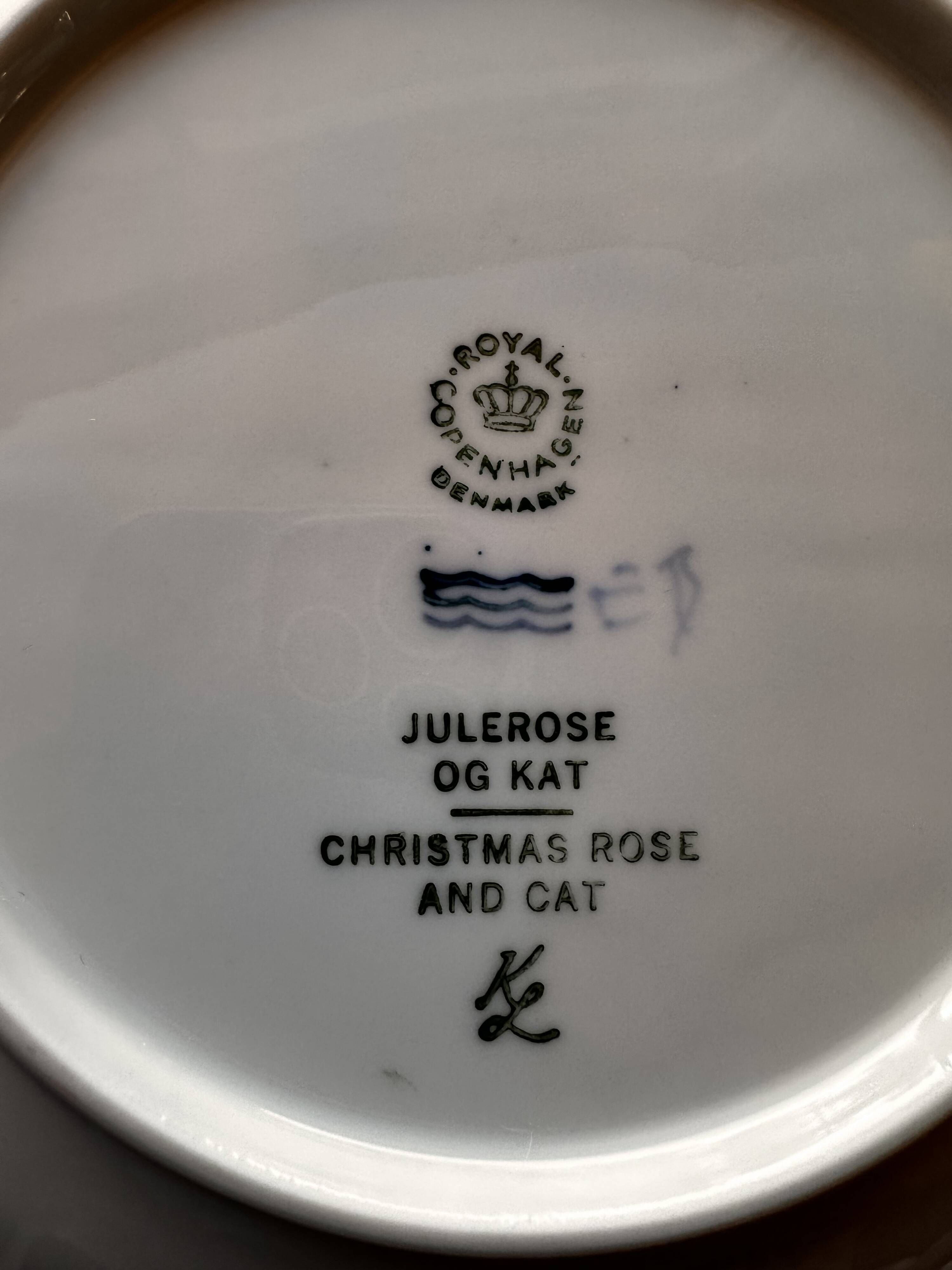 1970 Christmas plate in porcelain from Royal Copenhagen