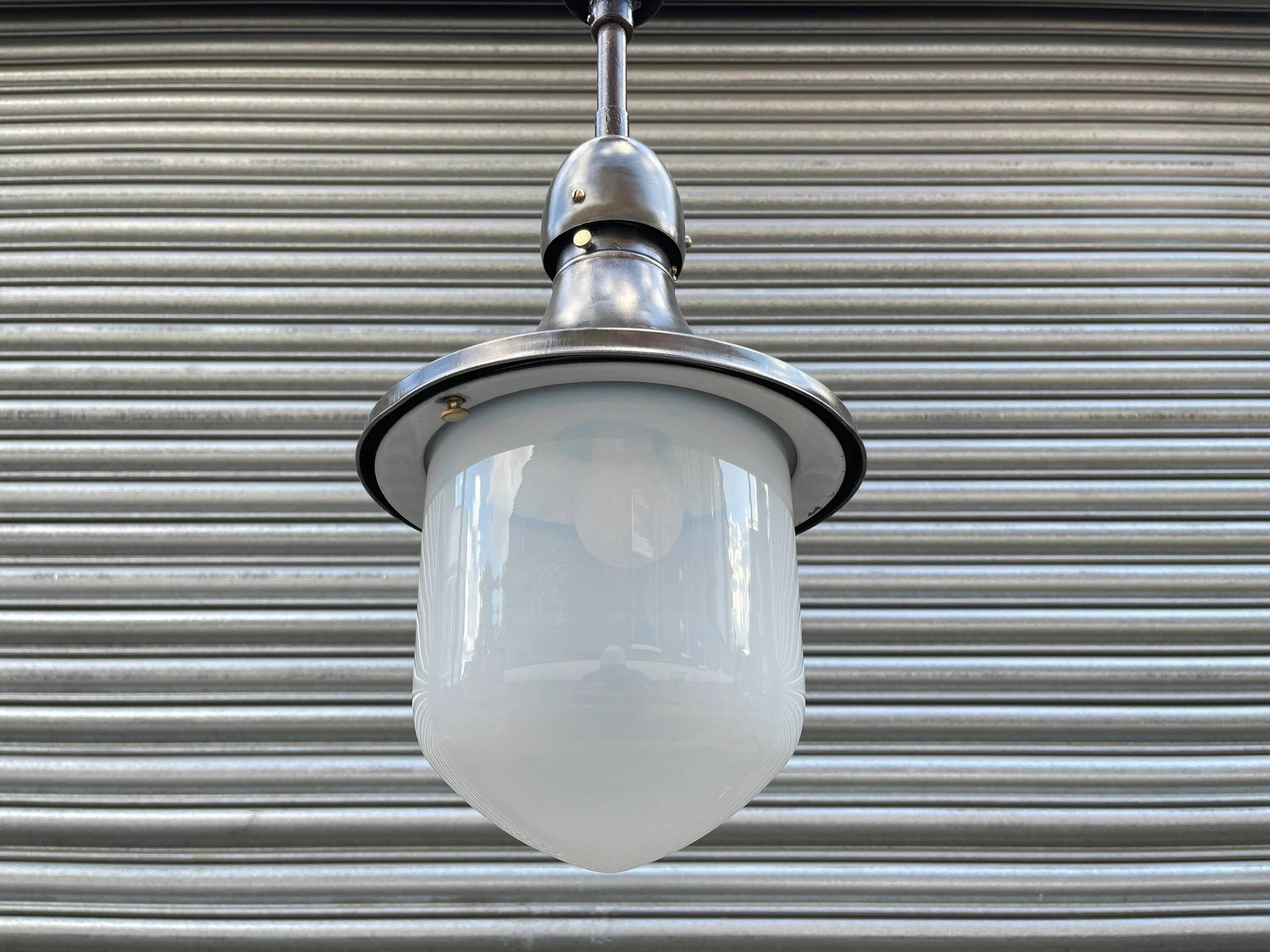 1930s industrial pendant light by Kandem - Körting & Mathiesen Leipzig
