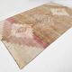 Vintage Neutral Faded Brown Mid Century Modern Turkish Vintage, 190x340 Cm