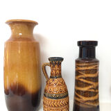 Composition 3 German vases W. Germany, 1970