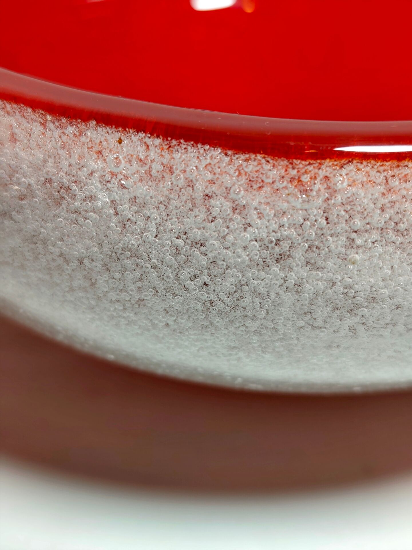 Murano glass bowl. Italy, 1970s.