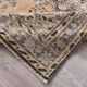 Tapis vintage orange et marron des années 59 122x216 cm