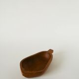 Olive wood catchall, pear, 1970