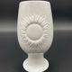 Alboth & Kaiser vase with sunflower relief, 1960s