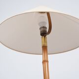Lampadaire en bambou avec des reflets en laiton par Rupert Nikoll