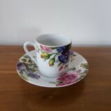 Porcelain Coffee Cup Bill Goldsmith Limoges "Victoria"