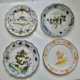 Lot 4 ceramic plates