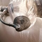 Manoir pewter duck wine carafe