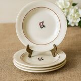 Antique ironstone plates from the coal mines