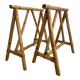 Vintage Bamboo trestles from the 60s/70s for desk, table, side table