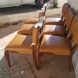 Set of six 1940s chairs