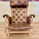 "Pernilla" leather armchair "Bruno Mathsson" 1960.