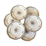 Set of 6 dinner plates Gefle Sweden model Anglo