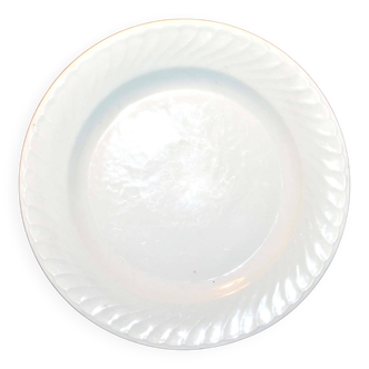 Old round porcelain dish Haviland white torso model 33cm