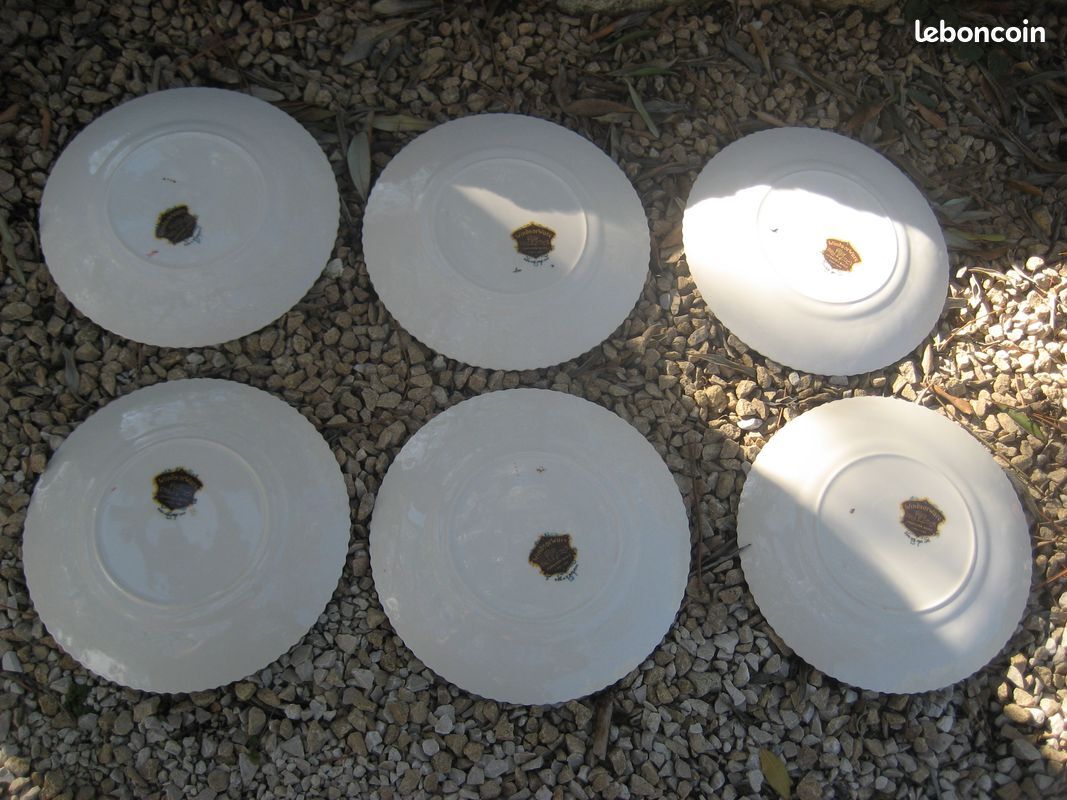 6 Johnson Brothers Windsor Ware plates