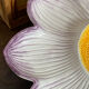 Divided plate, large ceramic flower, Italy