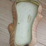 Vallauris catchall – Wood imitation enamel – Organic shape – 1950s–60s