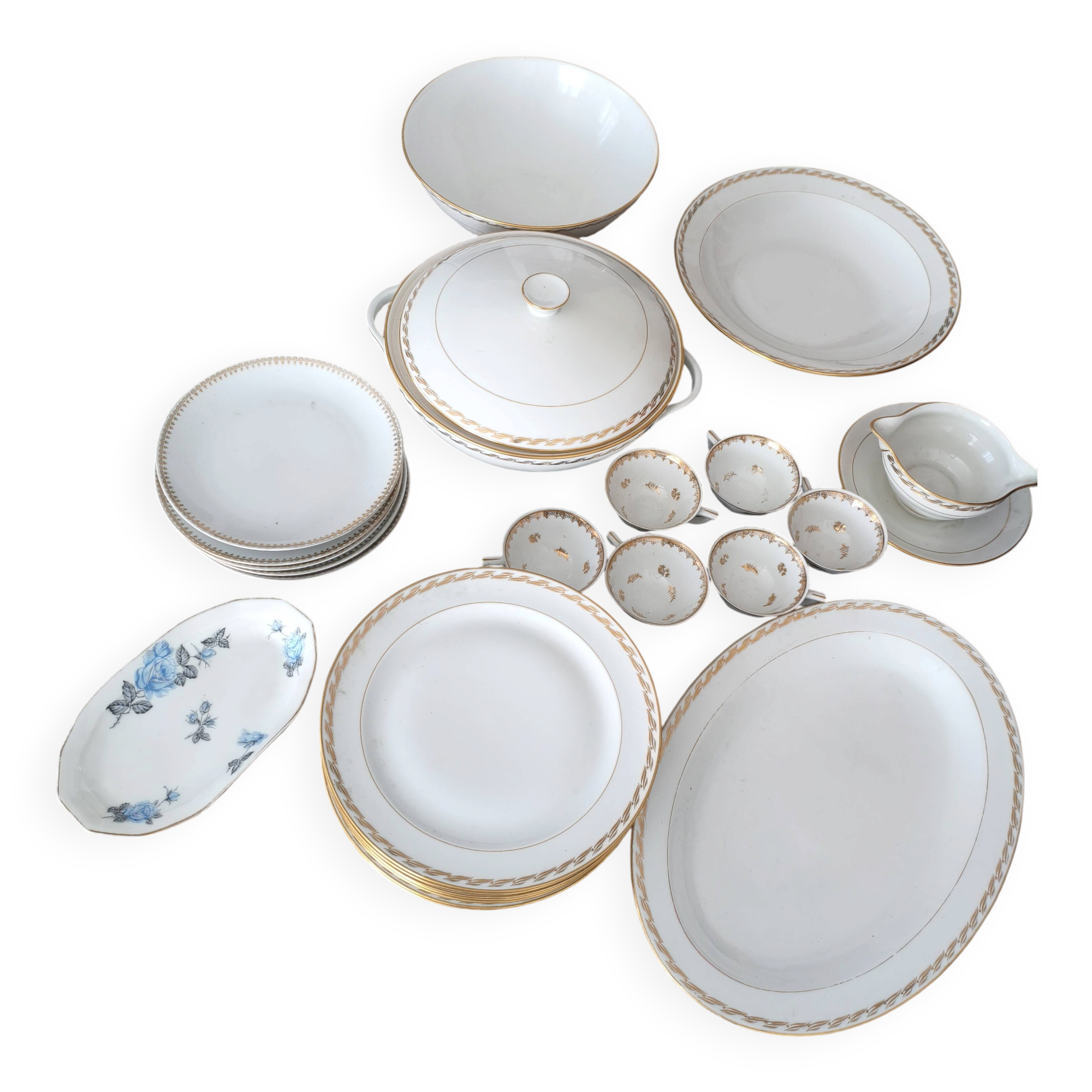 Limoges porcelain dinnerware set