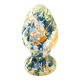 Pine cone, ceramic, glazed terracotta, mixed colors, bright, 32cm