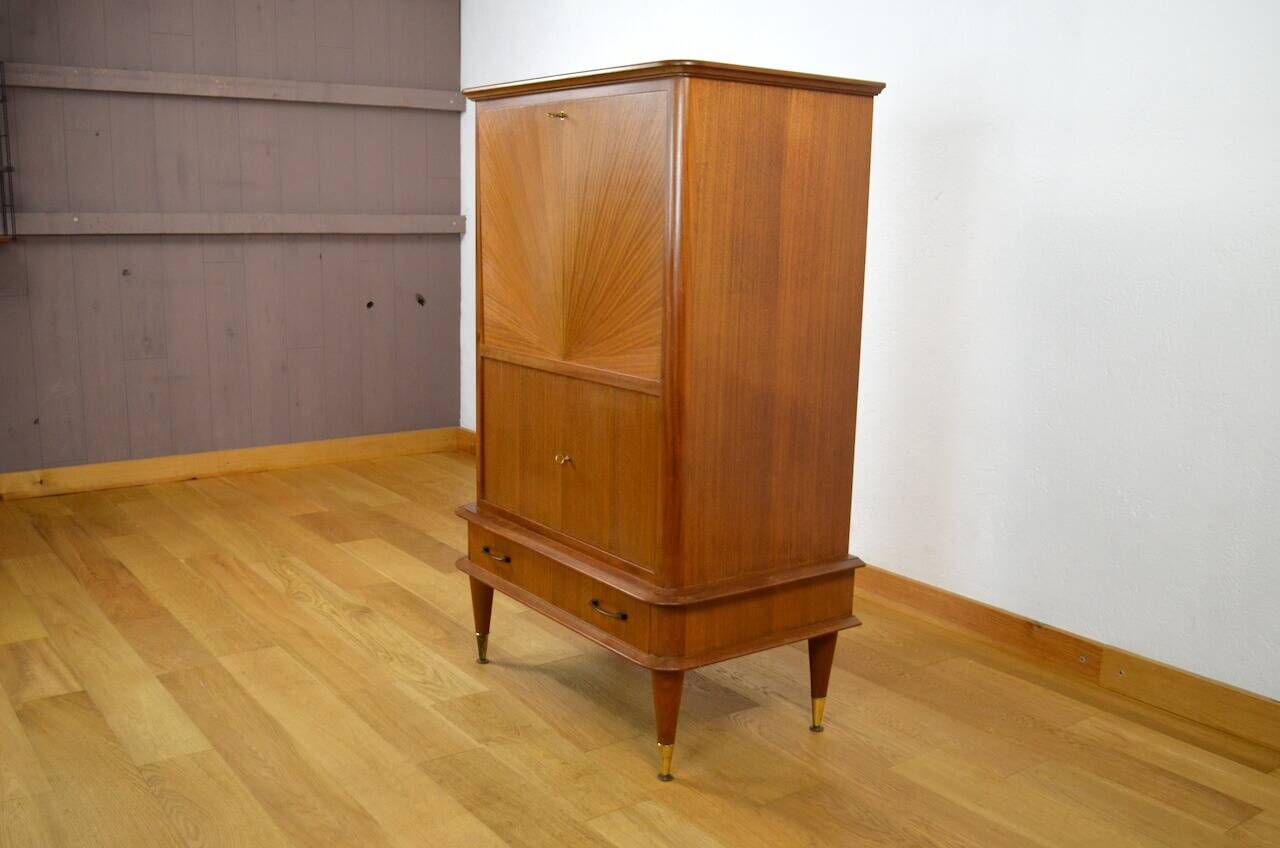 Art Deco Mahogany Secretary