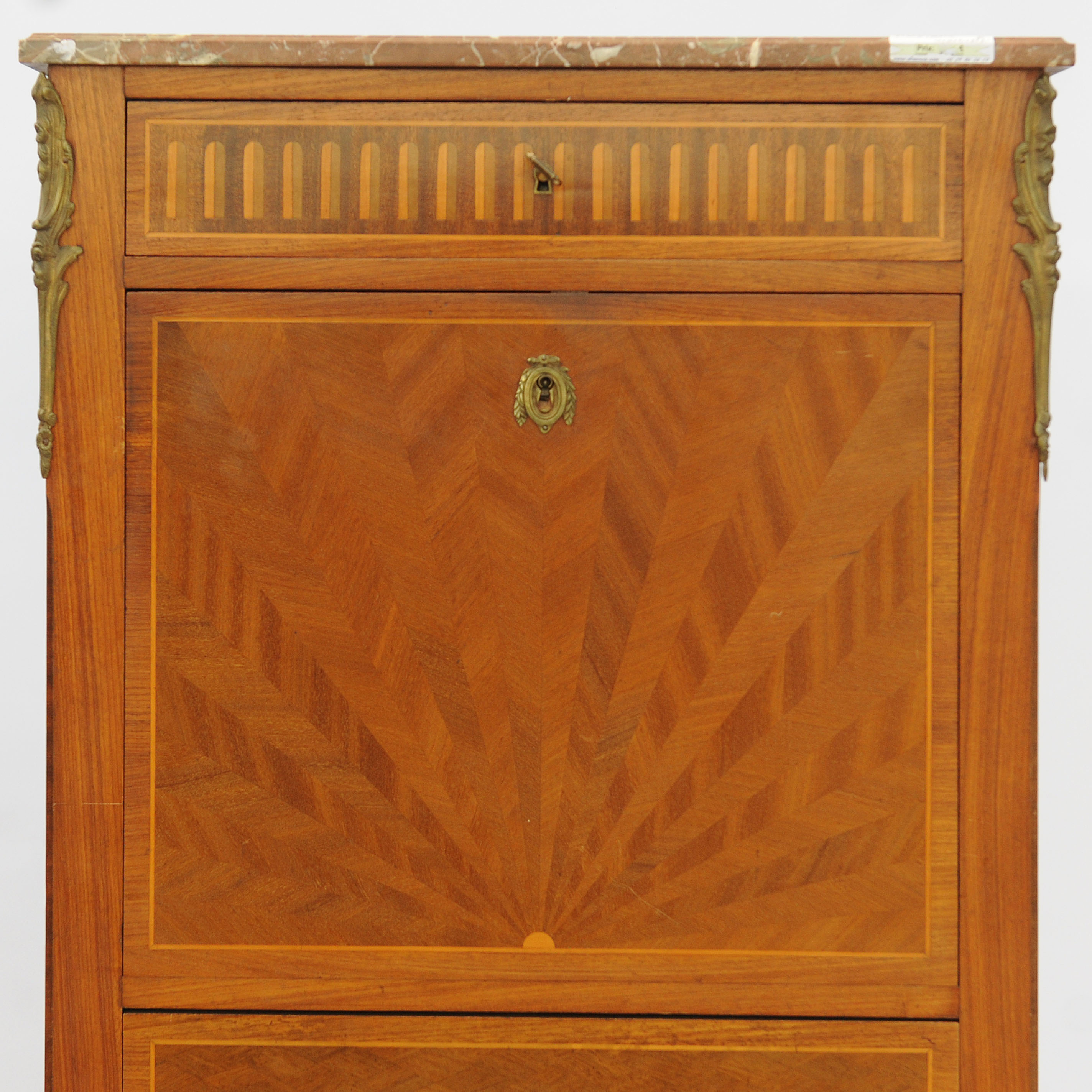 Louis XV style marquetry writing desk