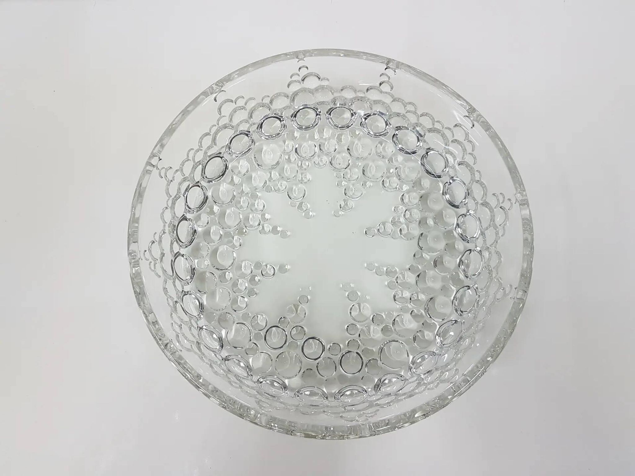 12-piece Bolero Bubble set, clear crystal glass, Walther Glas, Germany, 197