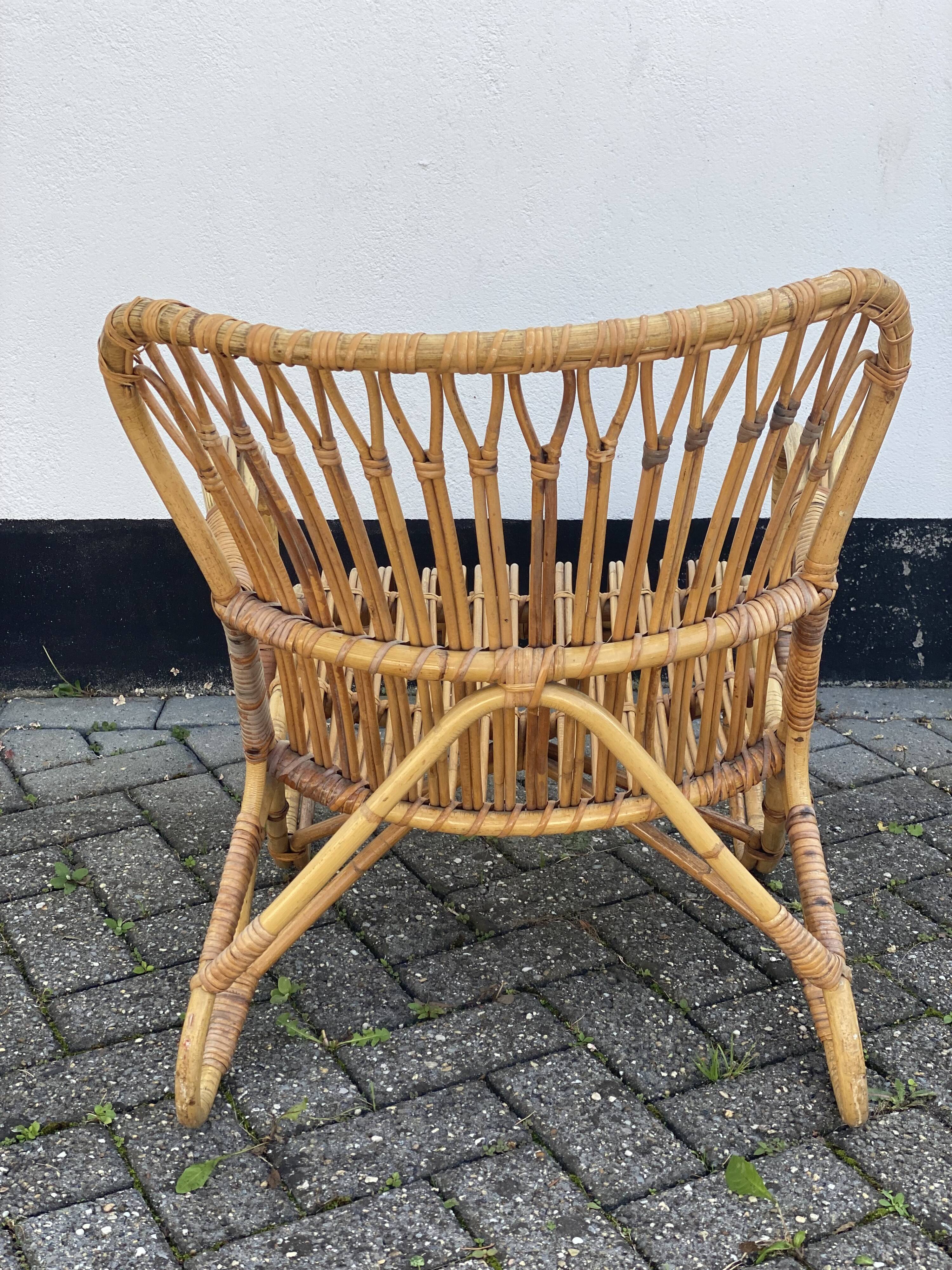 Vintage Belle 8 Rattan ArmChair