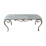 Table basse fer forger de jardin