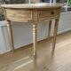 Half-moon entryway console