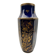 Octagonal vase in Limoges porcelain, oven blue and gold decoration, 20th century