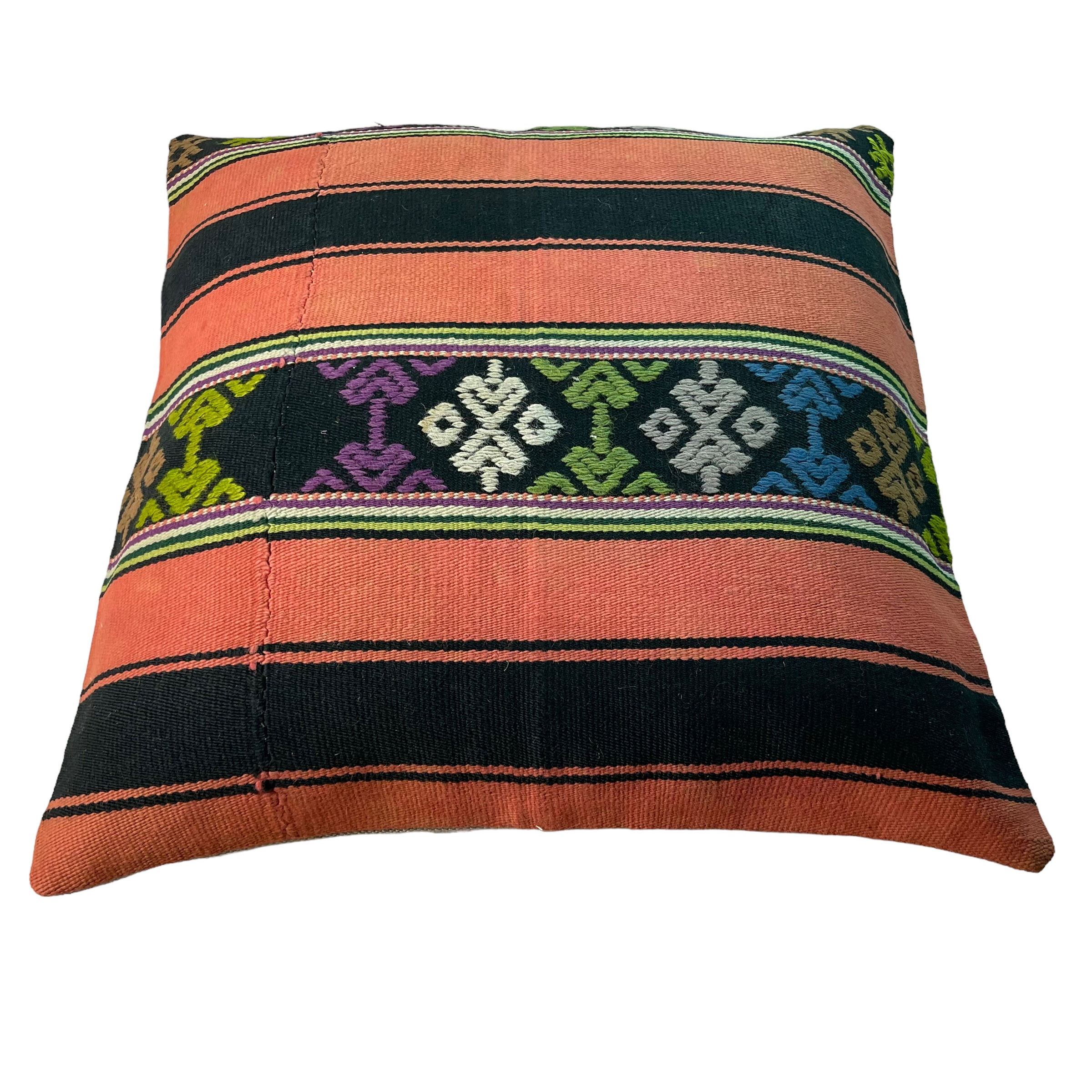 Vintage turkish kilim cushion cover