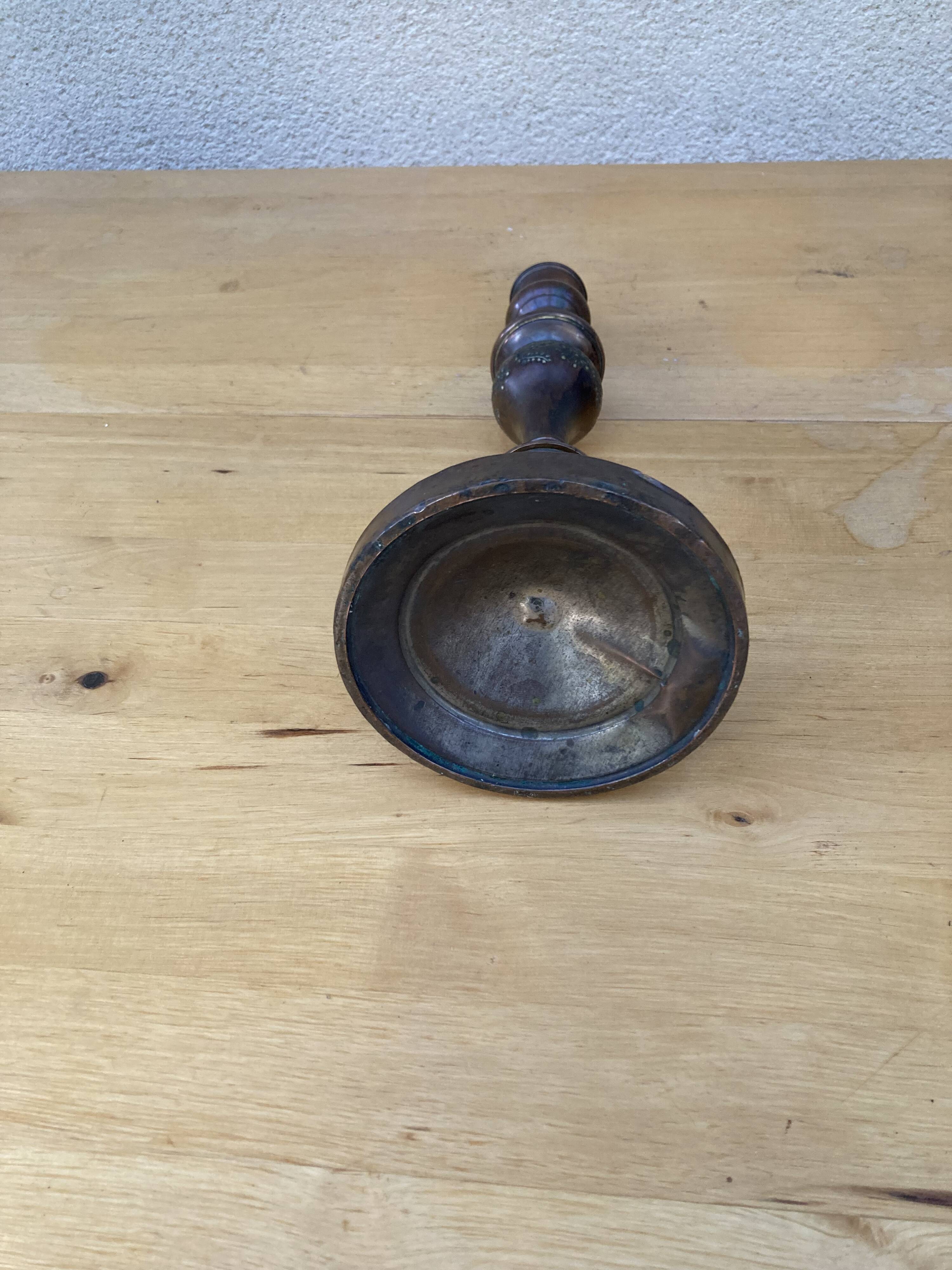 Copper candlestick