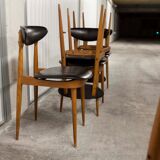 6 chairs Baumann Unicorn