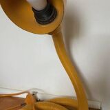 Vintage ochre snake lamp