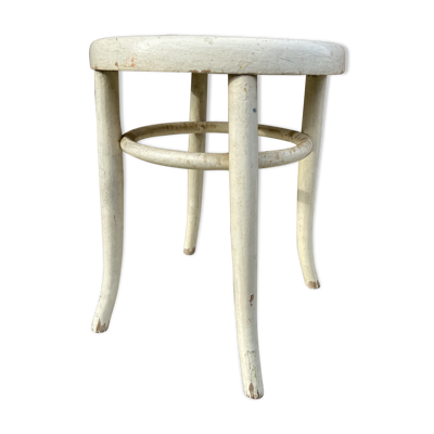 Tabouret de salon piano bois courbé 1930